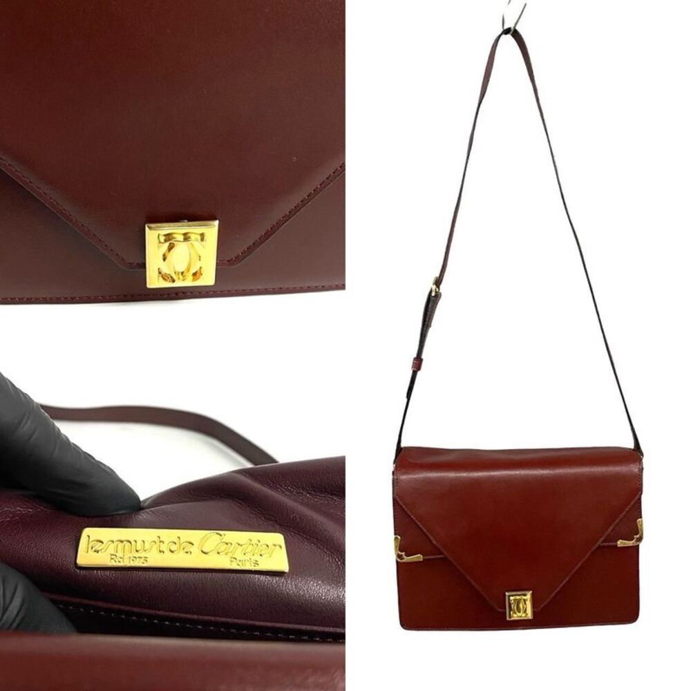 Cartier Must Line Leather Shoulder Bag - Picture 4 of 6